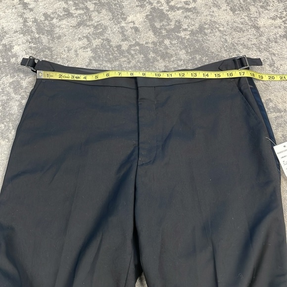 NWT Alton Lane Mercantile Black Dress Tuxedo Pants Wedding Formal Sz 34 - Picture 8 of 13